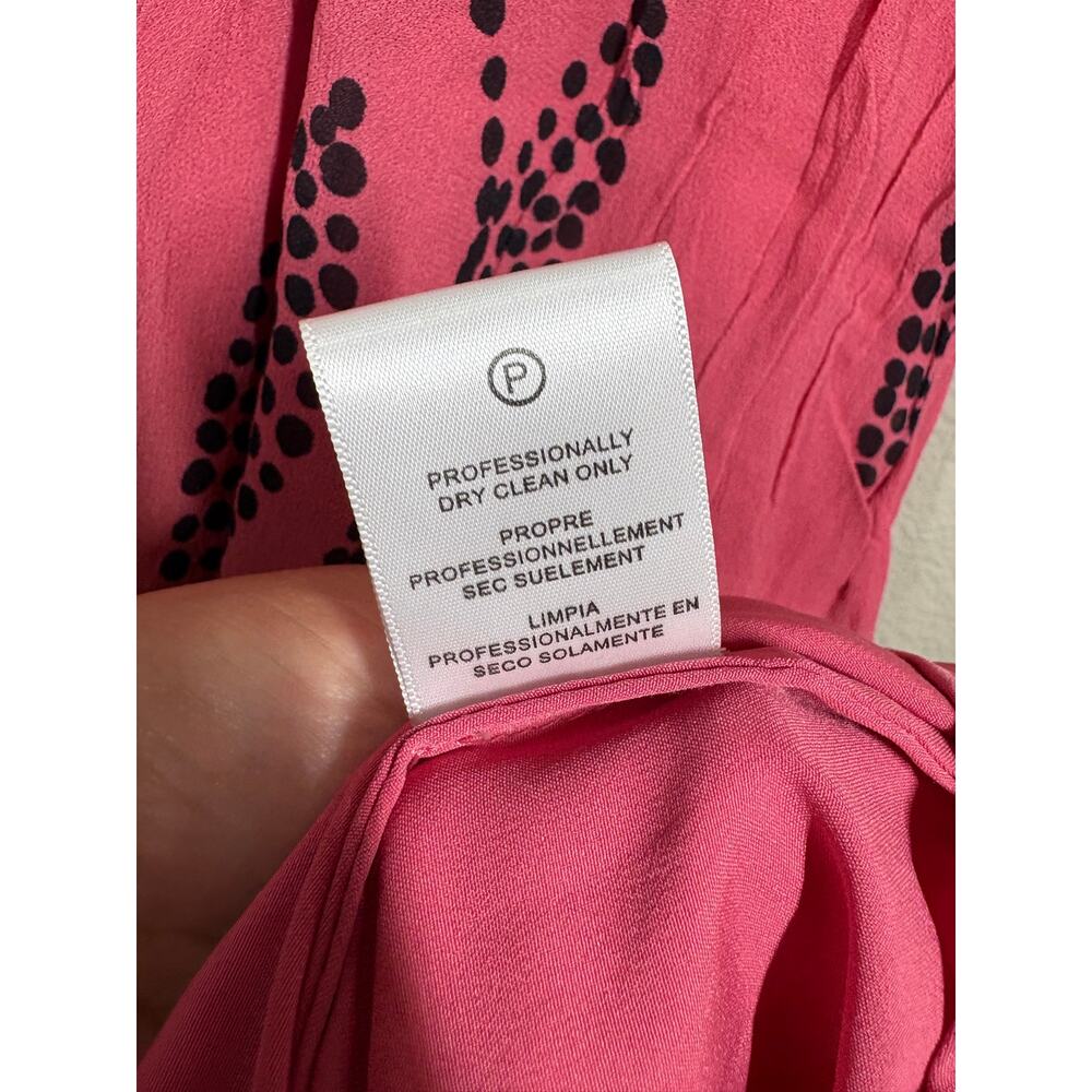 Verb by Pallavi Singhee Womens XXS Ombre Maxi Dress Pink Black Dotted Floral - Picture 9 of 11